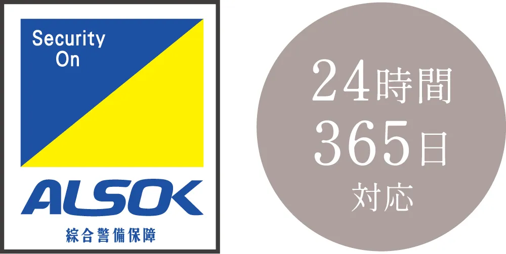 24時間・365日体制のセキュリティシステム