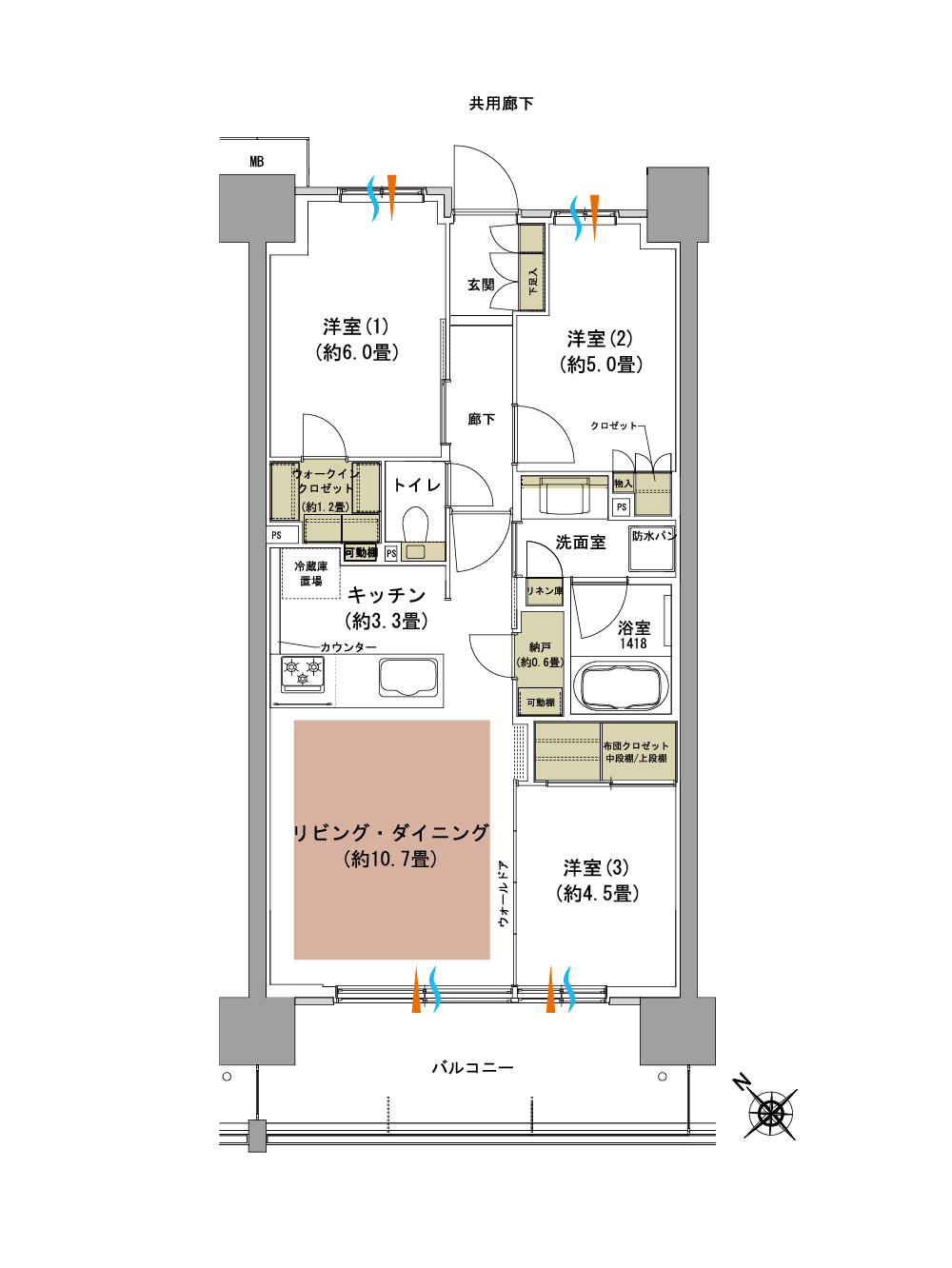 Dtype間取り図