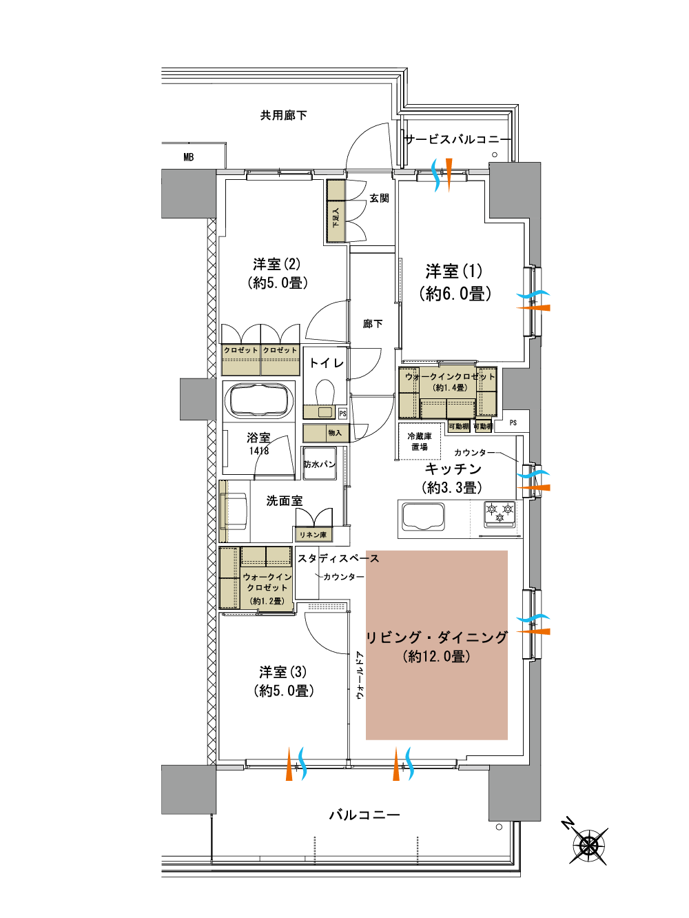 Ftype間取り図