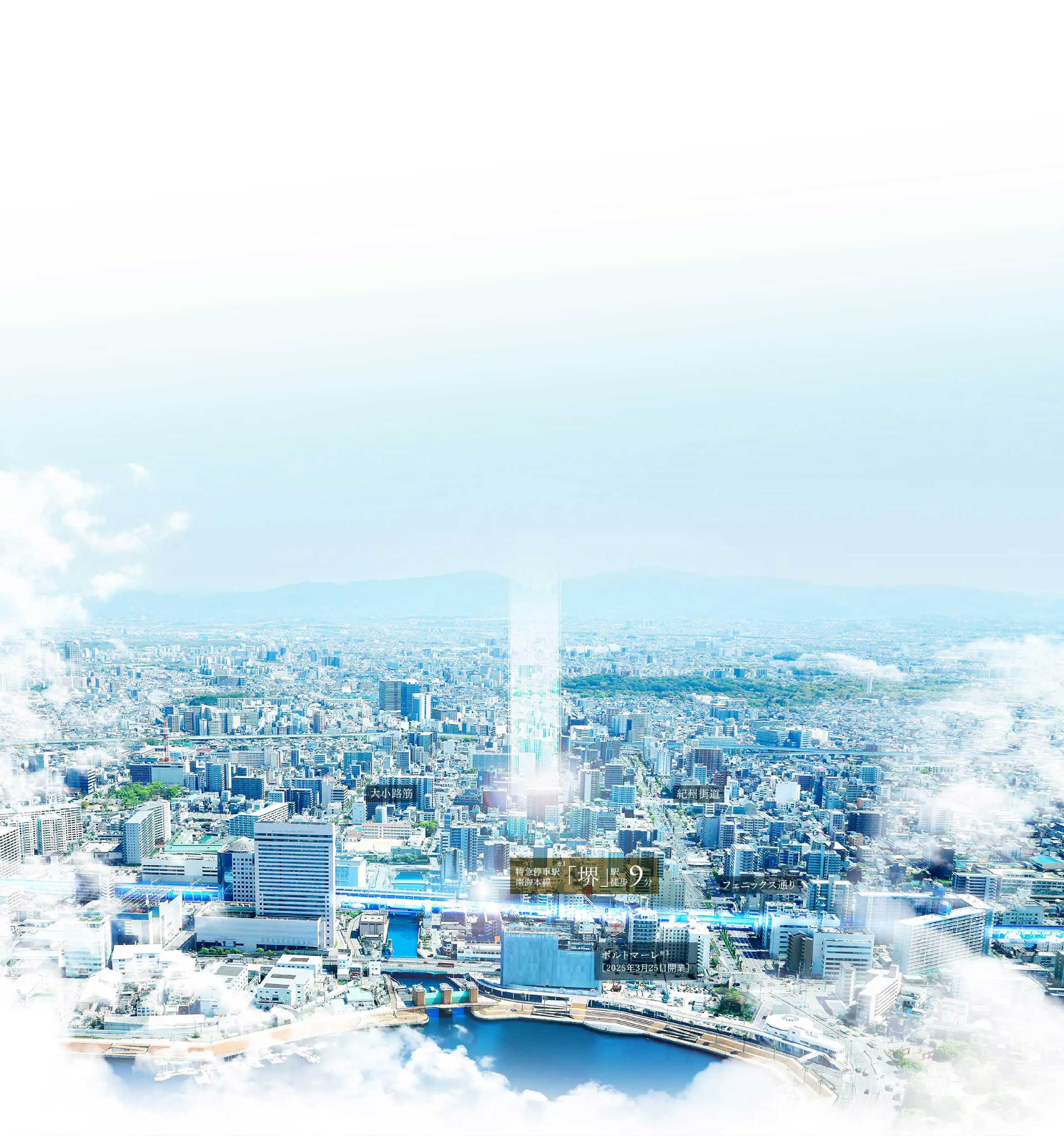 現地周辺航空写真