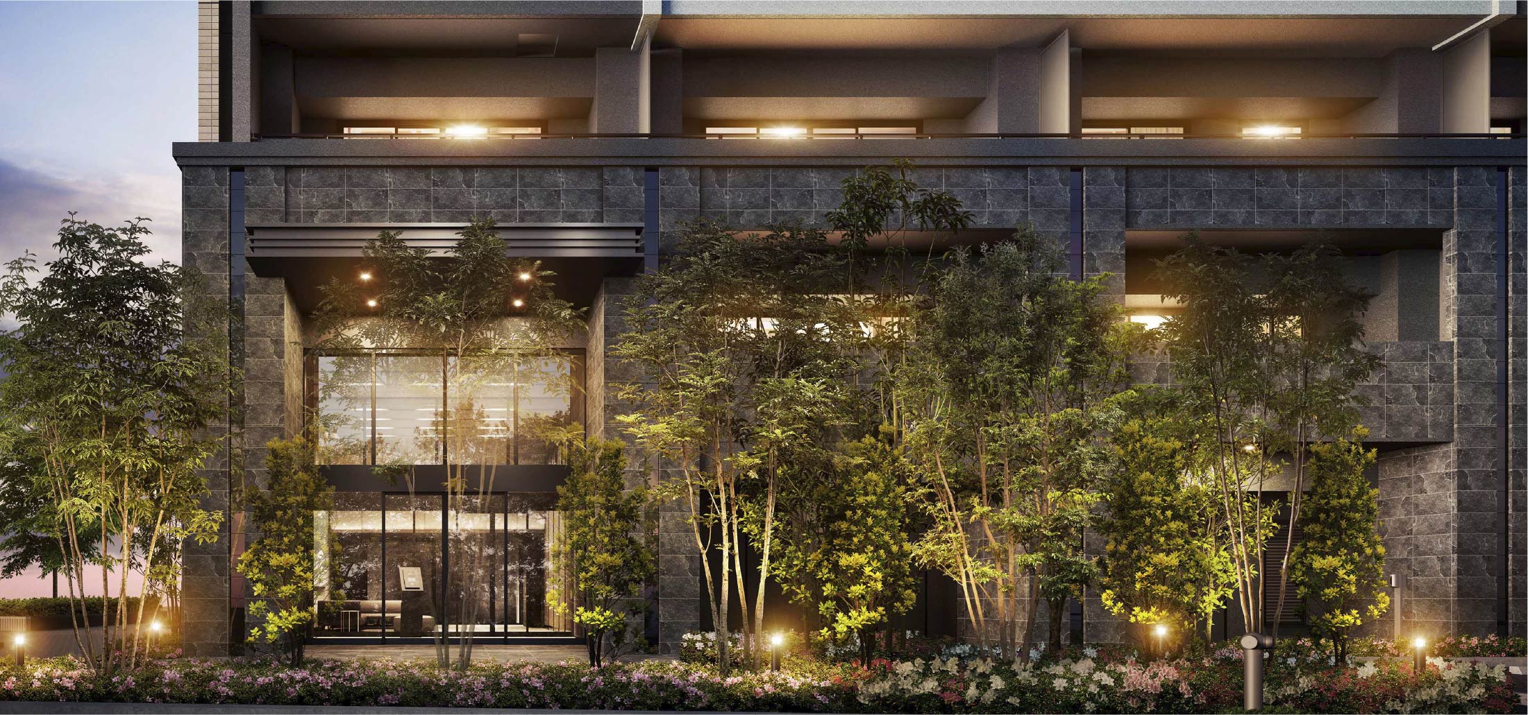 エントランスアプローチ完成予想CG