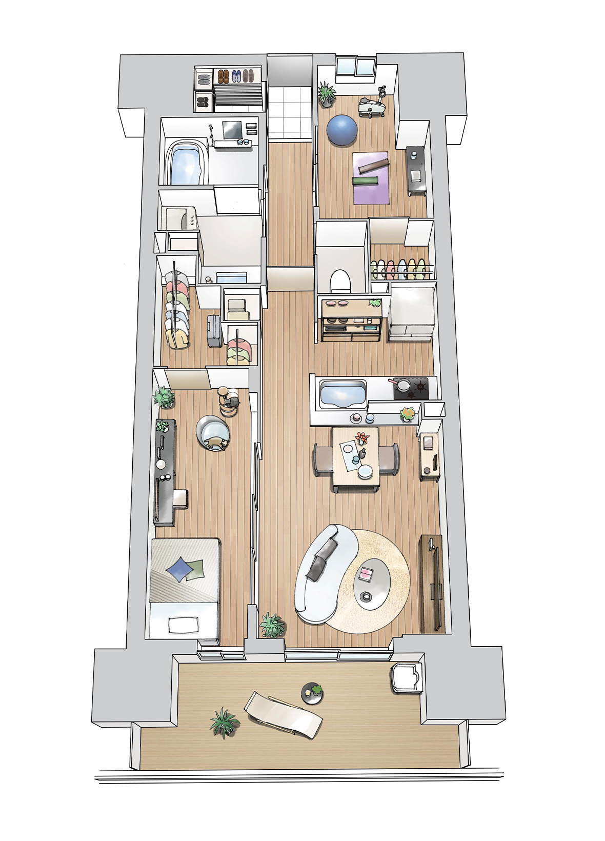 間取りイラスト
