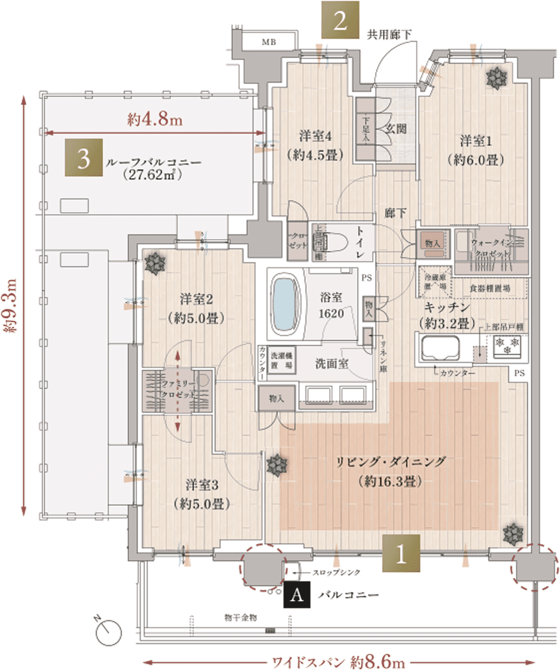 Qr type 間取り図