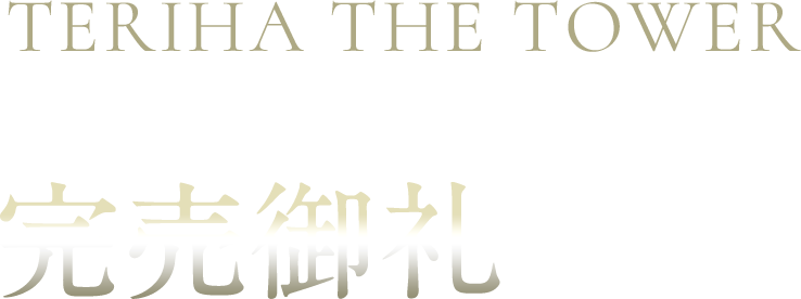 TERIHATHETOWER 完売御礼